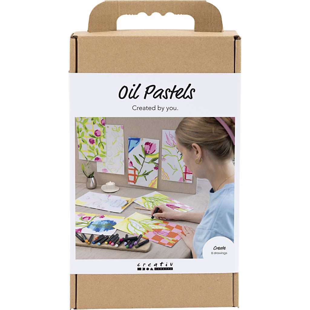 DIY Kit – DIY Kit Oljepastell, Blomst, ass. farger v:4184388 DIY Kit – DIY Kit Oljepastell, Blomst, ass. farger v:4184388