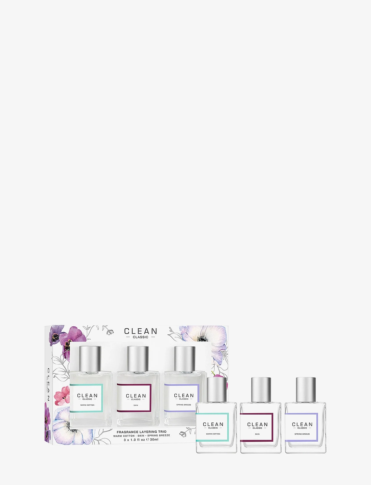 Clean - Clean XMAS Classic Layering EdP 3x30ml - Giftset - Gratis frakt v:7097824