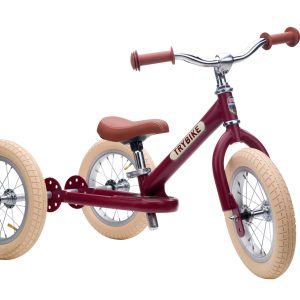 Trybike – 3 wheels Steel – Vintage red (30TBS-3-RED-VIN) – Gratis frakt v:6014101