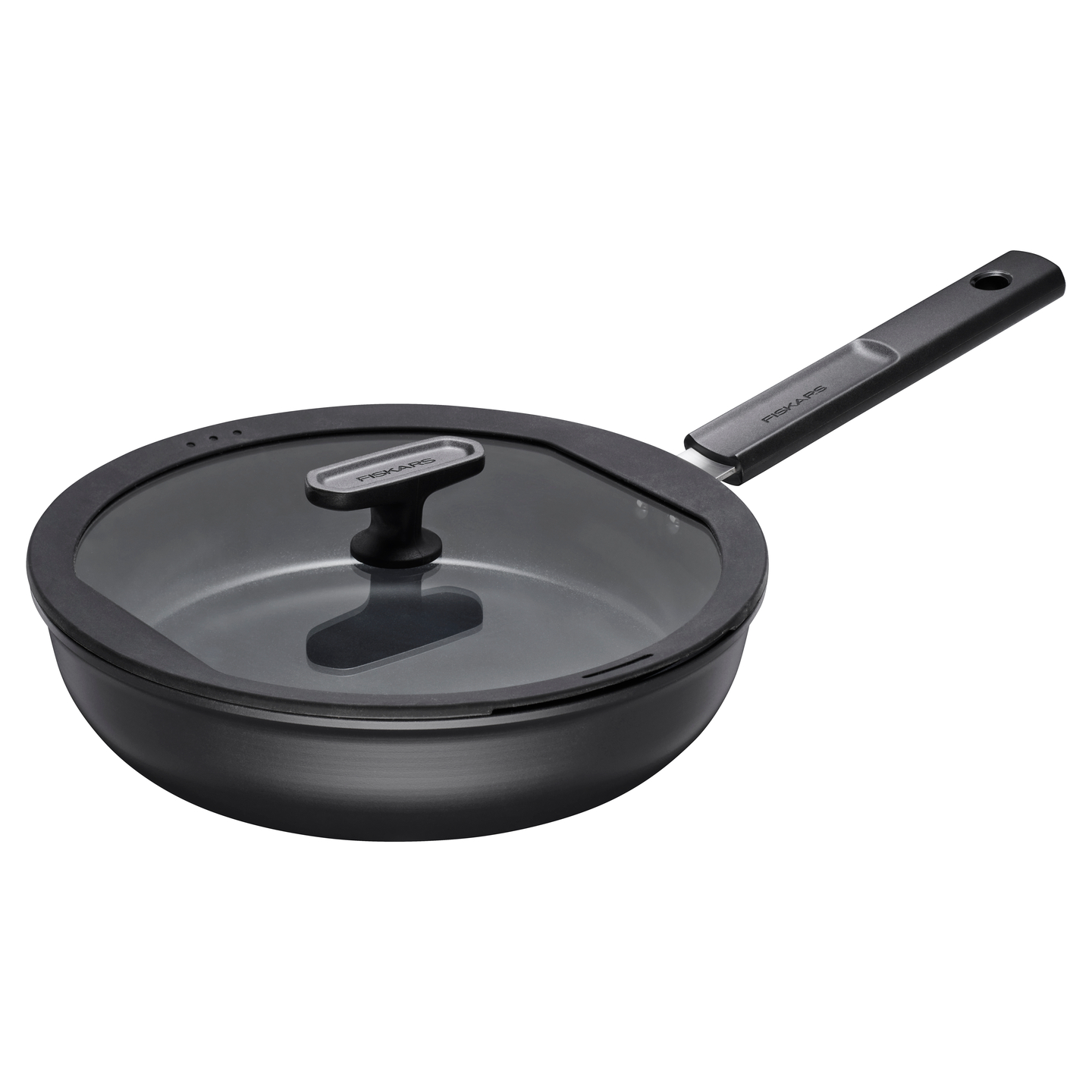 Fiskars - Hard Face Sauteuse 26 cm med Lokk - 26.0 - 26 - Gratis frakt v:7001065