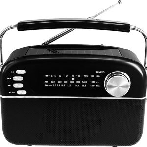 Manta – FM/AW/SW portable radio with solar panel v:4686406 Manta – FM/AW/SW portable radio with solar panel v:4686406