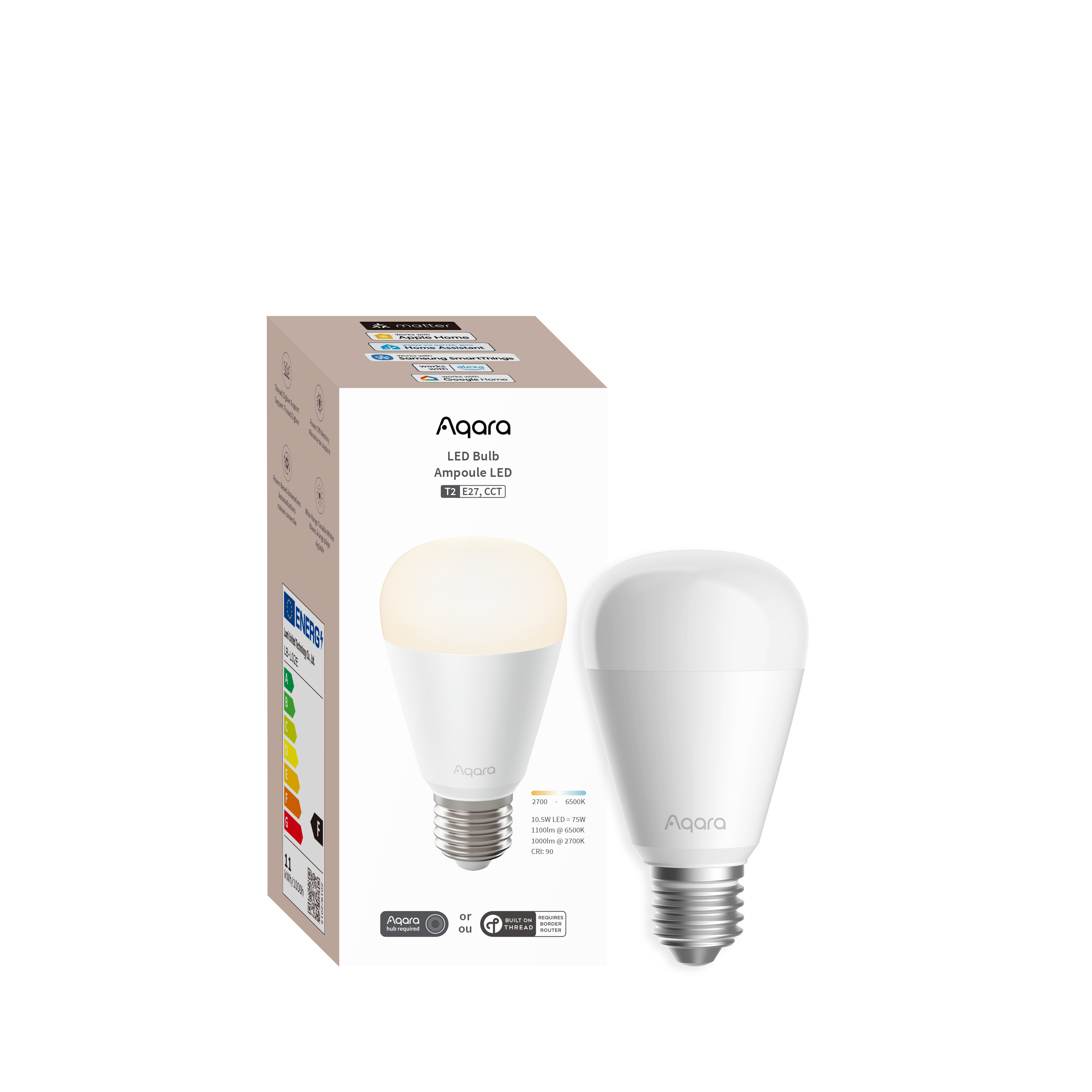 Aqara - LED Bulb T2 (CCT, E27) v:7894687