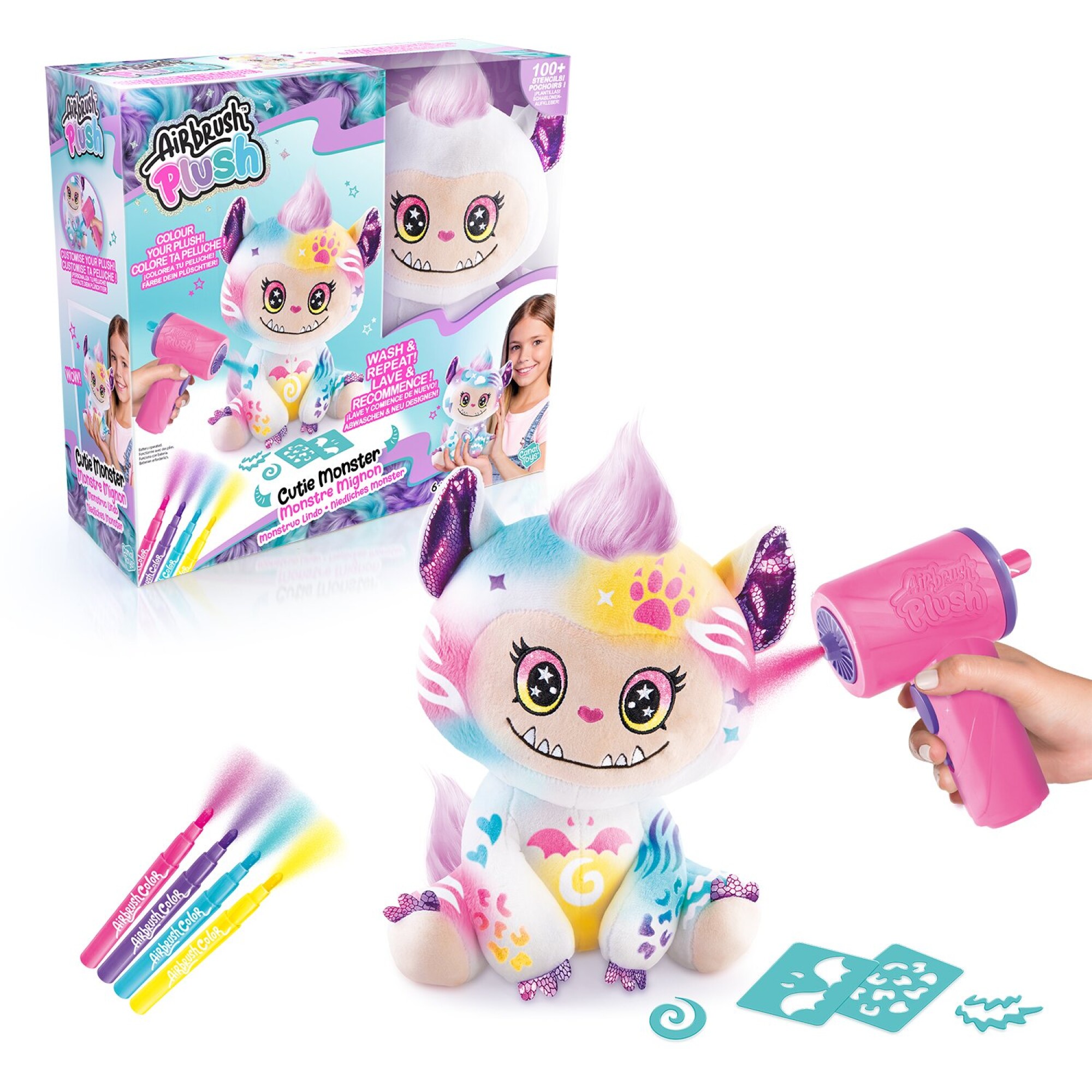 Airbrush Plush - Cutie Monster 20cm (26078) v:5637902