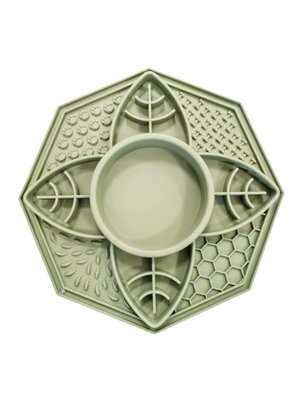 Nordic paws - Lickmat 2in1 - Green - 28x26,5cm v:9526510