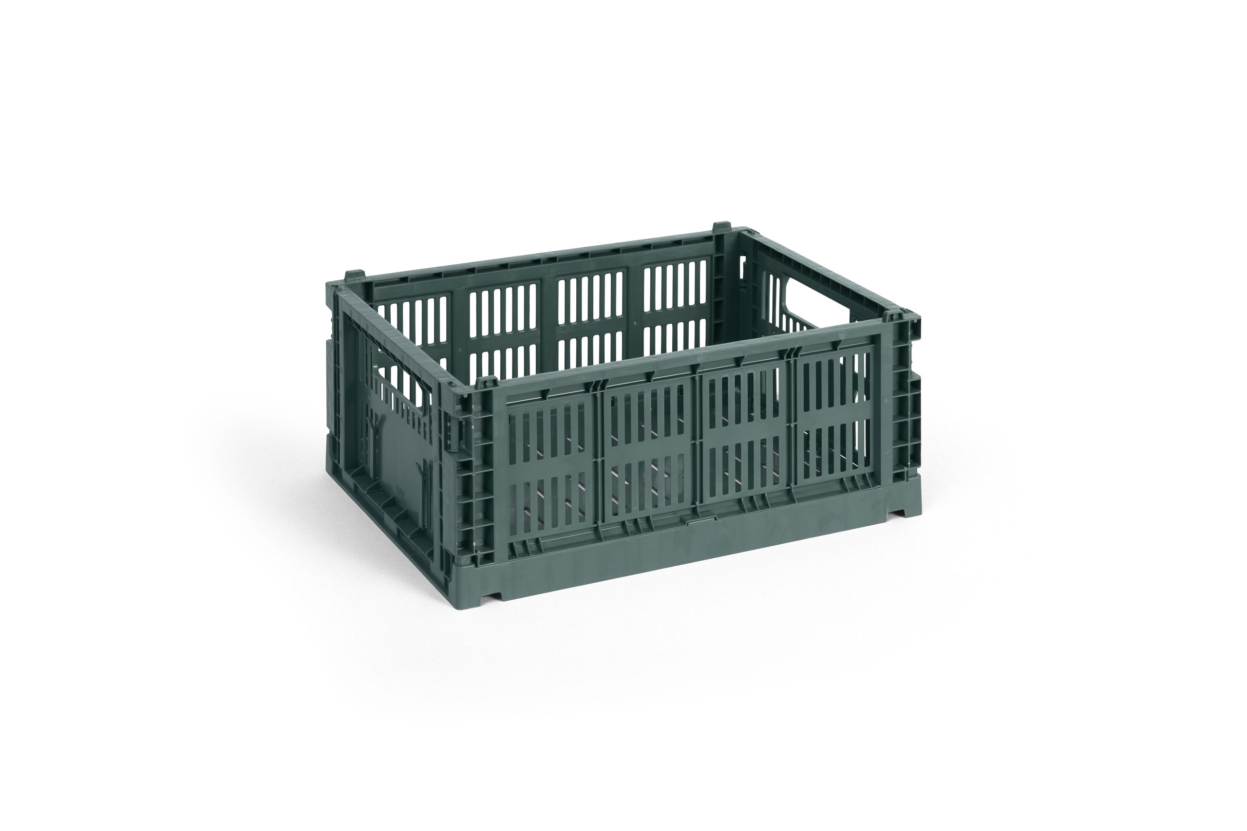 HAY - Colour Crate M Oppbevaringsboks (Mørkegrønn) - Dark Green v:5801285