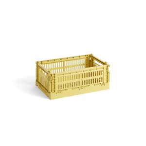 HAY – Colour Crate S Oppbevaringskasse (Støvet Gul) – Dusty Yellow – S v:2118432