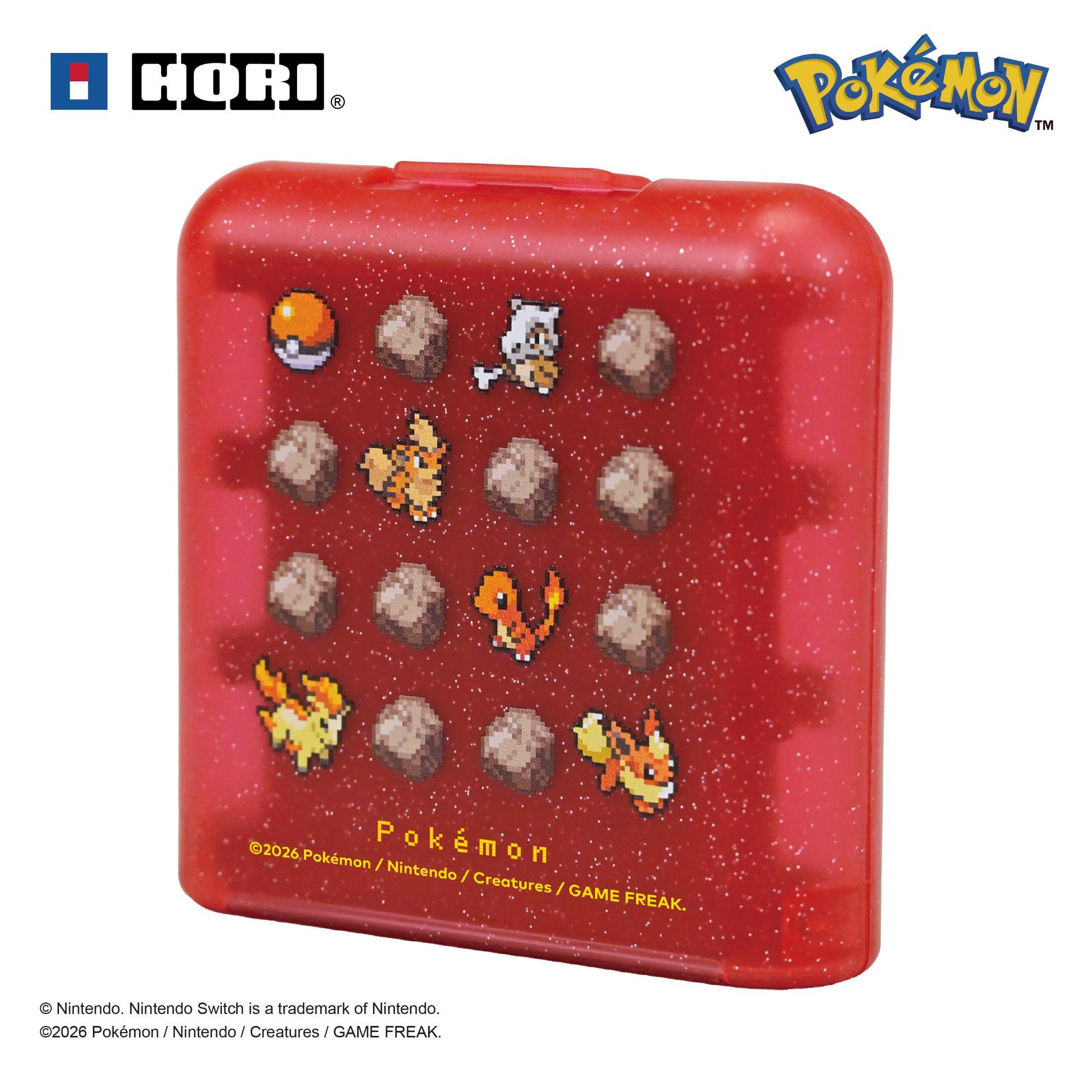 HORI – 24-Game Card Case – Pokémon Pixel Red – Nintendo Switch 2 – Pokémon Pixel Red – Engelsk – Standard v:1191052 HORI – 24-Game Card Case – Pokémon Pixel Red – Nintendo Switch 2 – Pokémon Pixel Red – Engelsk – Standard v:1191052