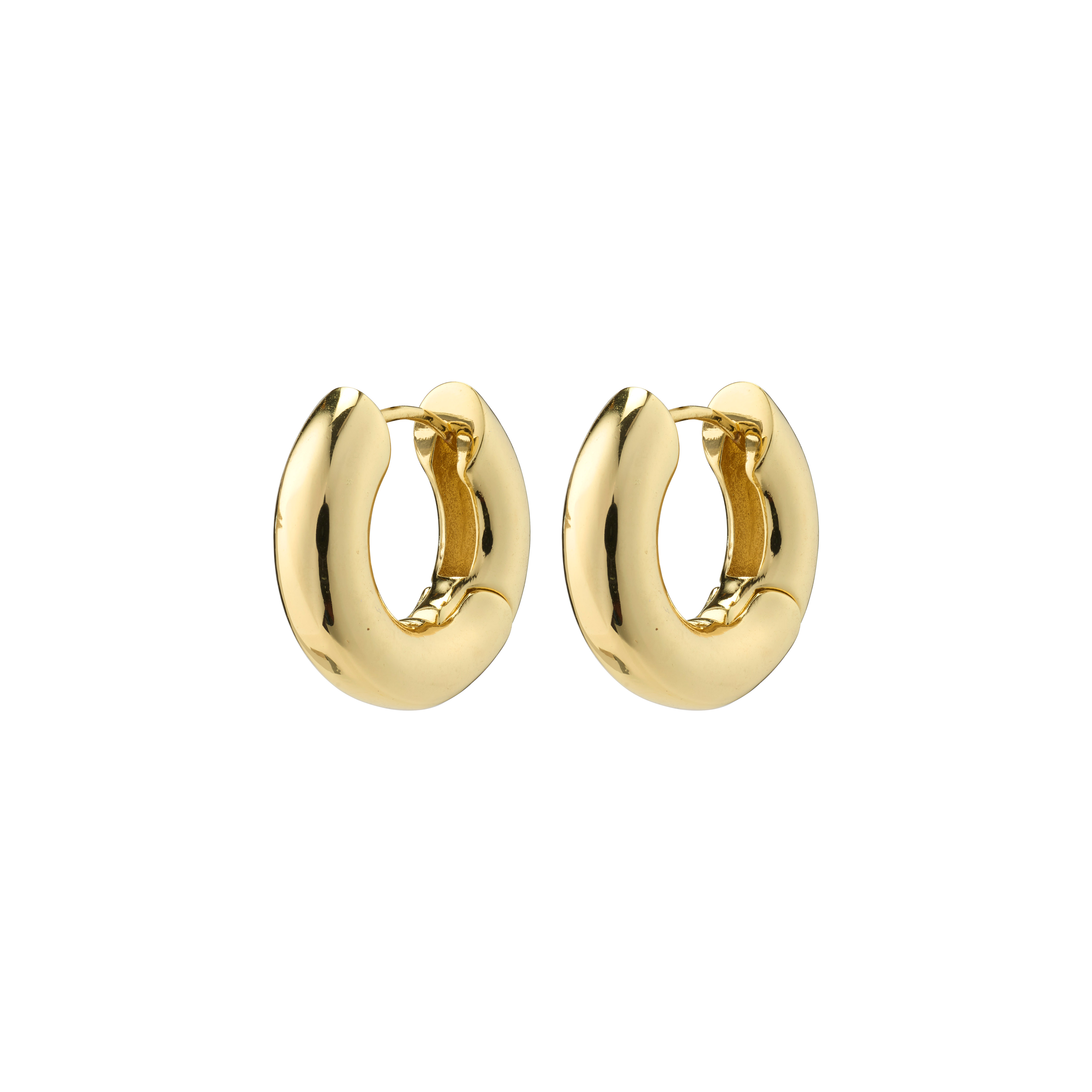 PILGRIM – AICA Chunky Hoop Earrings – Gold-Plated – 22 mm v:6996758 PILGRIM – AICA Chunky Hoop Earrings – Gold-Plated – 22 mm v:6996758