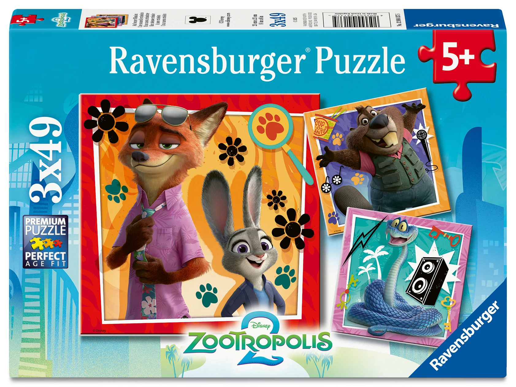 Ravensburger - Zootopia 2 3x49p (12004137) v:3703129