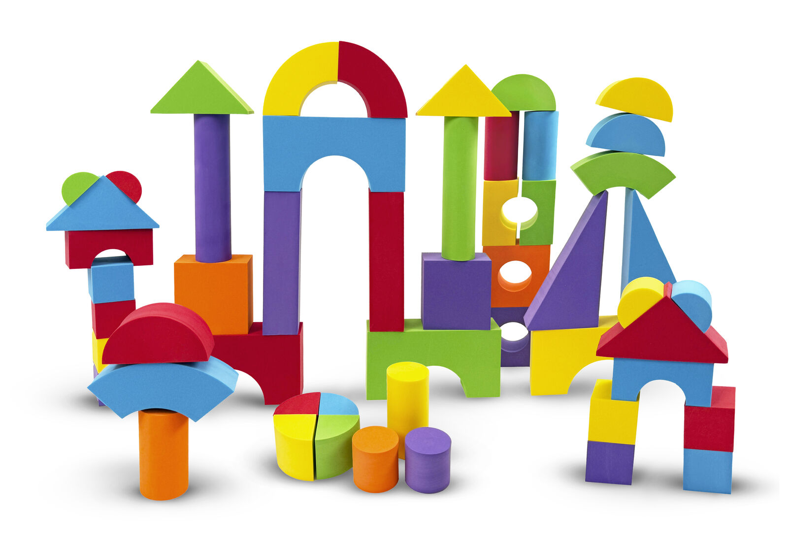 B Beez - Large Foam Blocks, 52 Pcs (53008) v:2277336
