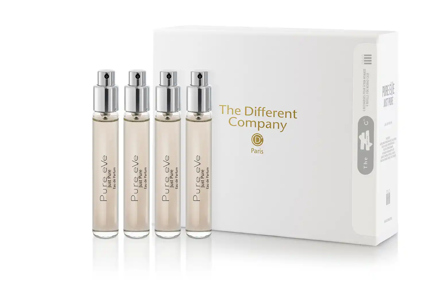 The Different Company - Pure EVe, Just Pure EDP Travel Set 4 x 7,5 ml - Gratis frakt v:9208064