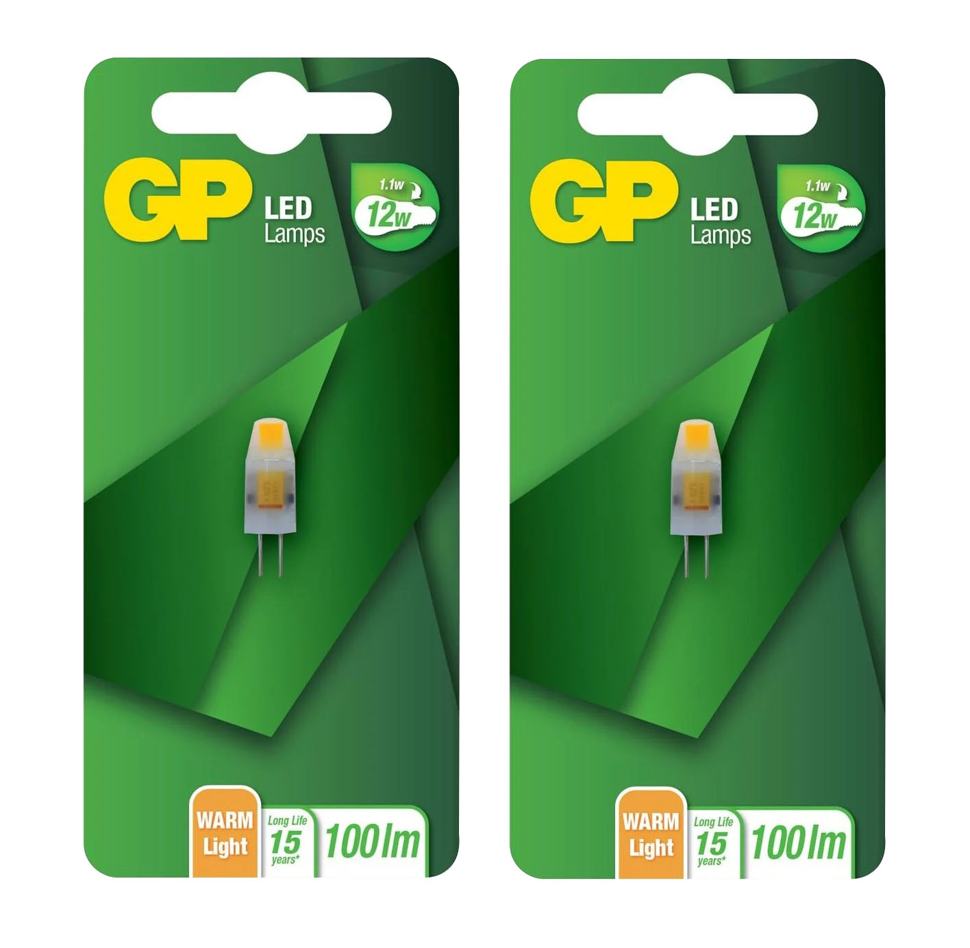GP - LED Lamp Capsule, G4, 1.1W (12W), 100lm I Bundle (2 Pcs) v:2390141