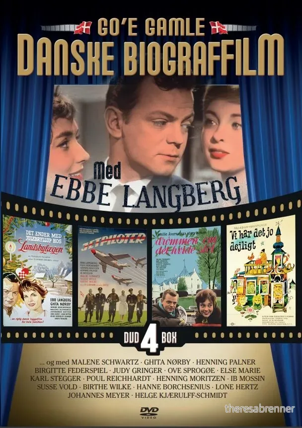 Ebbe Langberg - Go'e Gamle Danske Biograffilm 4 DVD Boks v:1482047