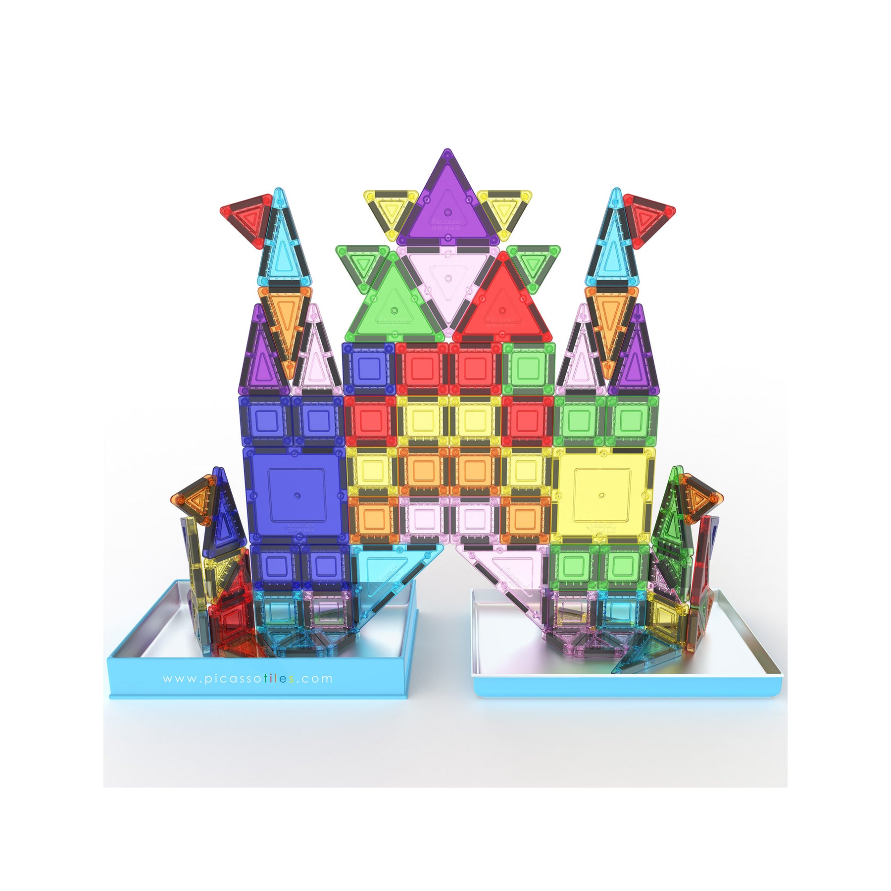 Picasso Tiles - Magnetic Nano Tiles Travel Set, 100 pcs (PN04) - Gratis frakt v:9204220