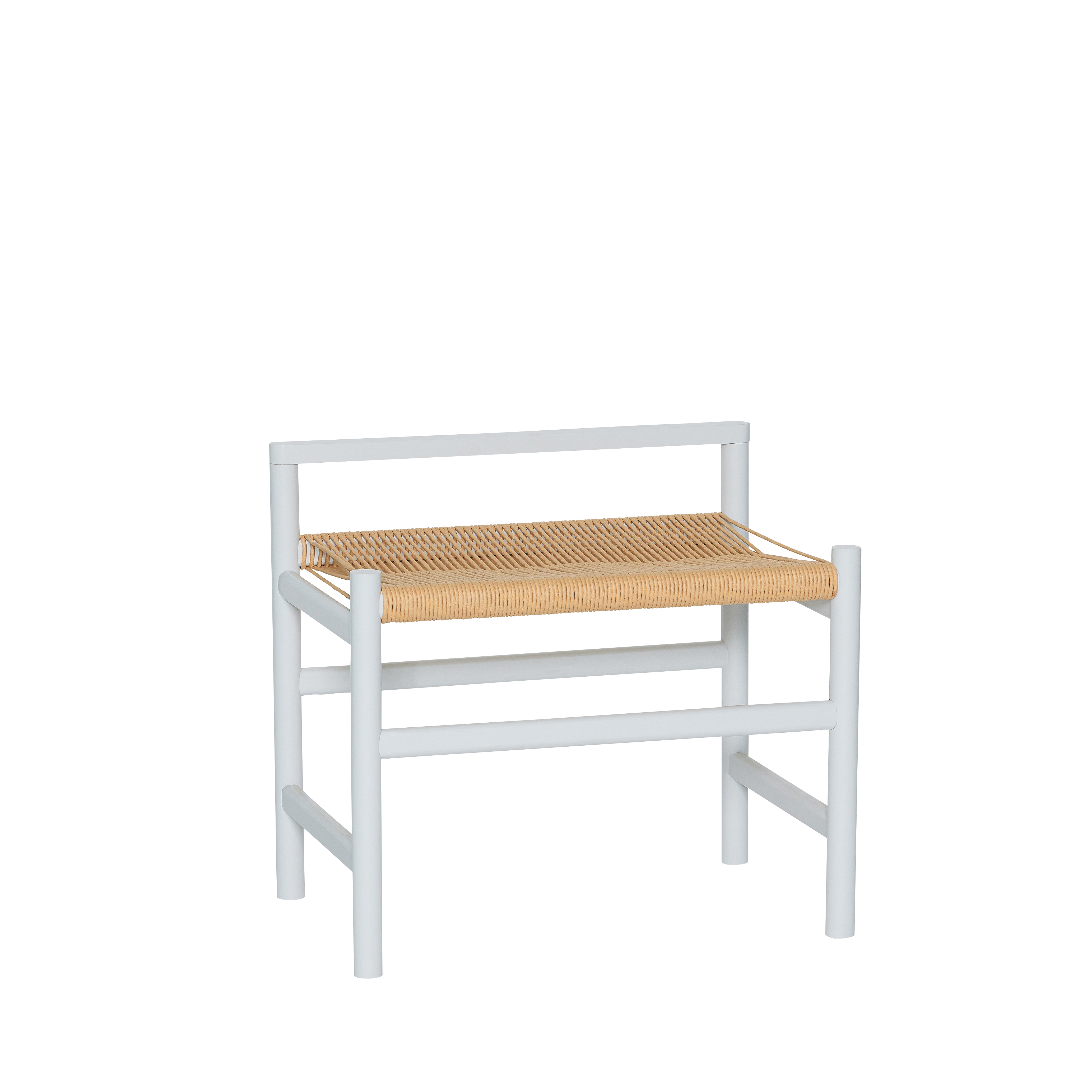 Hübsch – Heritage Bench Small – Light grey – 60x40xh55cm – Gratis frakt v:8199914 Hübsch – Heritage Bench Small – Light grey – 60x40xh55cm – Gratis frakt v:8199914
