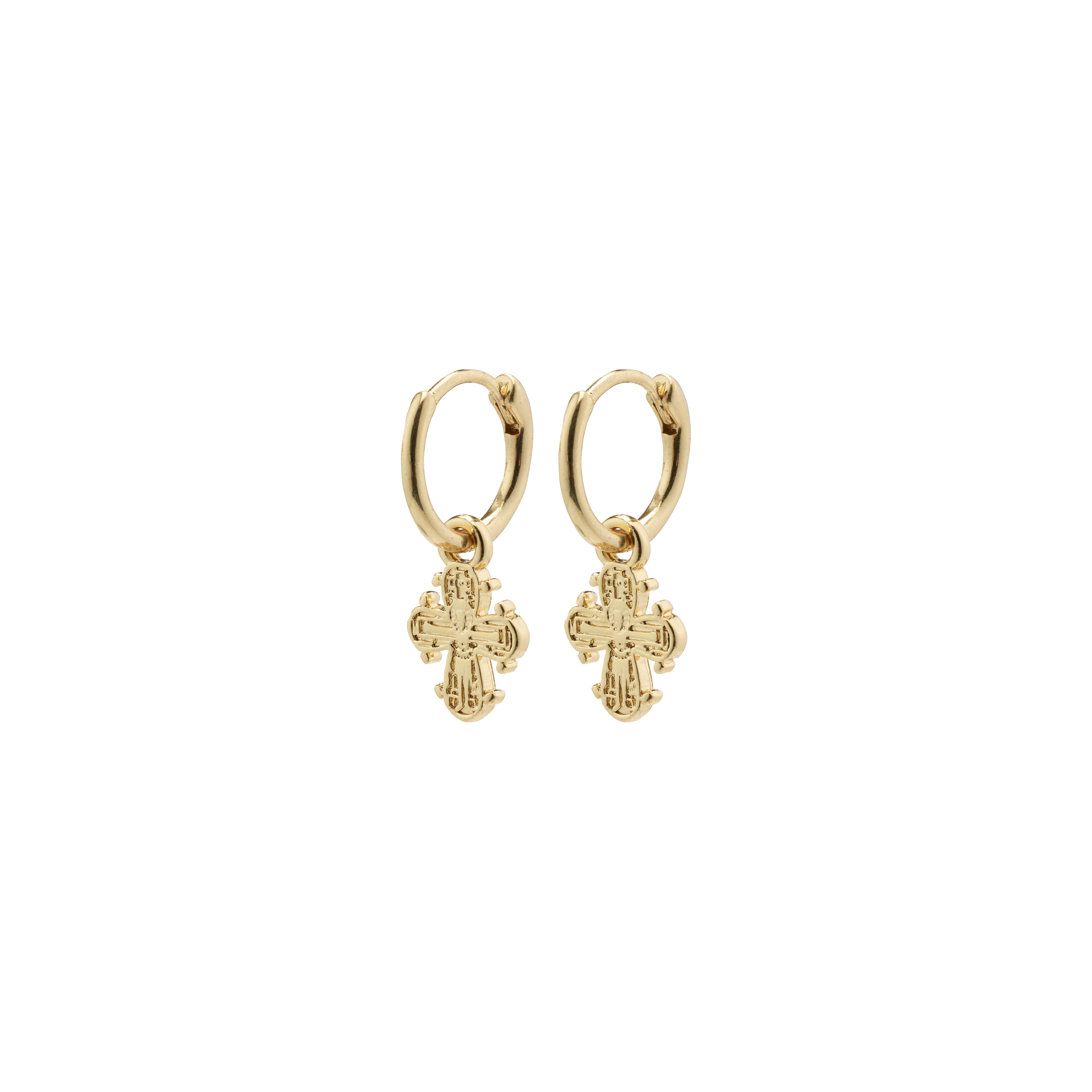 PILGRIM – DAGMAR Huggie Hoop Earrings – Gold-Plated – 10 mm v:1929009