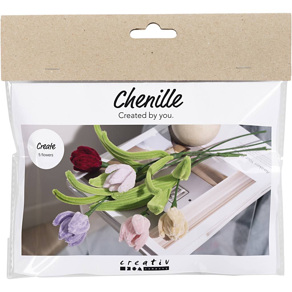 DIY Kit - Chenille flowers v:6548656