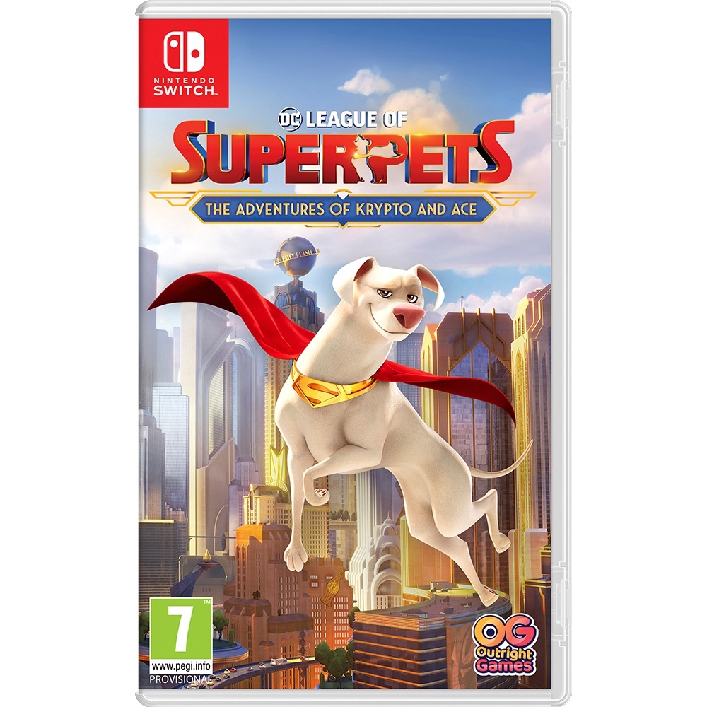 DC League of Super-Pets: The Adventures of Krypto and Ace - Nintendo Switch - Engelsk - Standard v:9835207