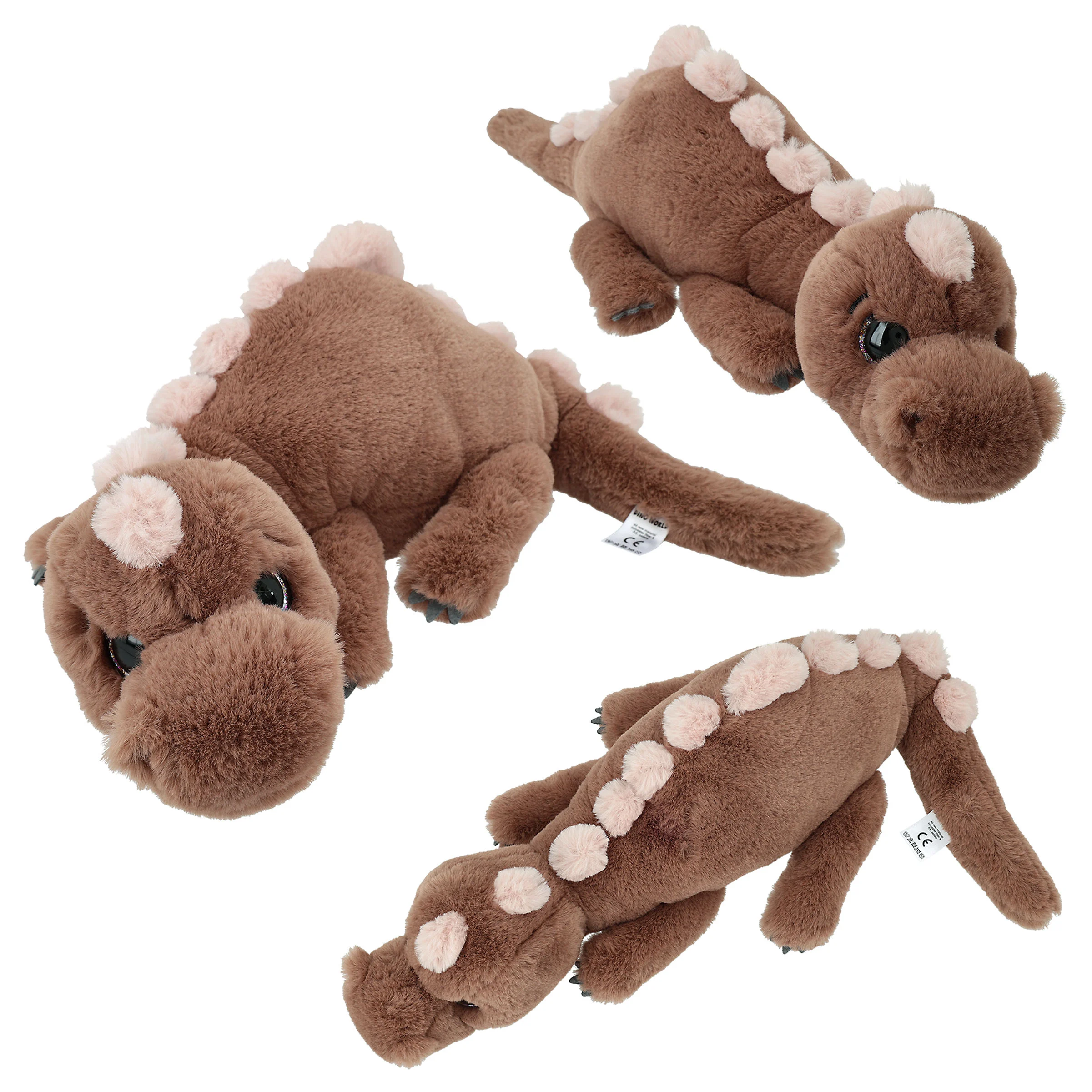 Dino World - Plysjdinosaur 50 cm, brun v:8523775