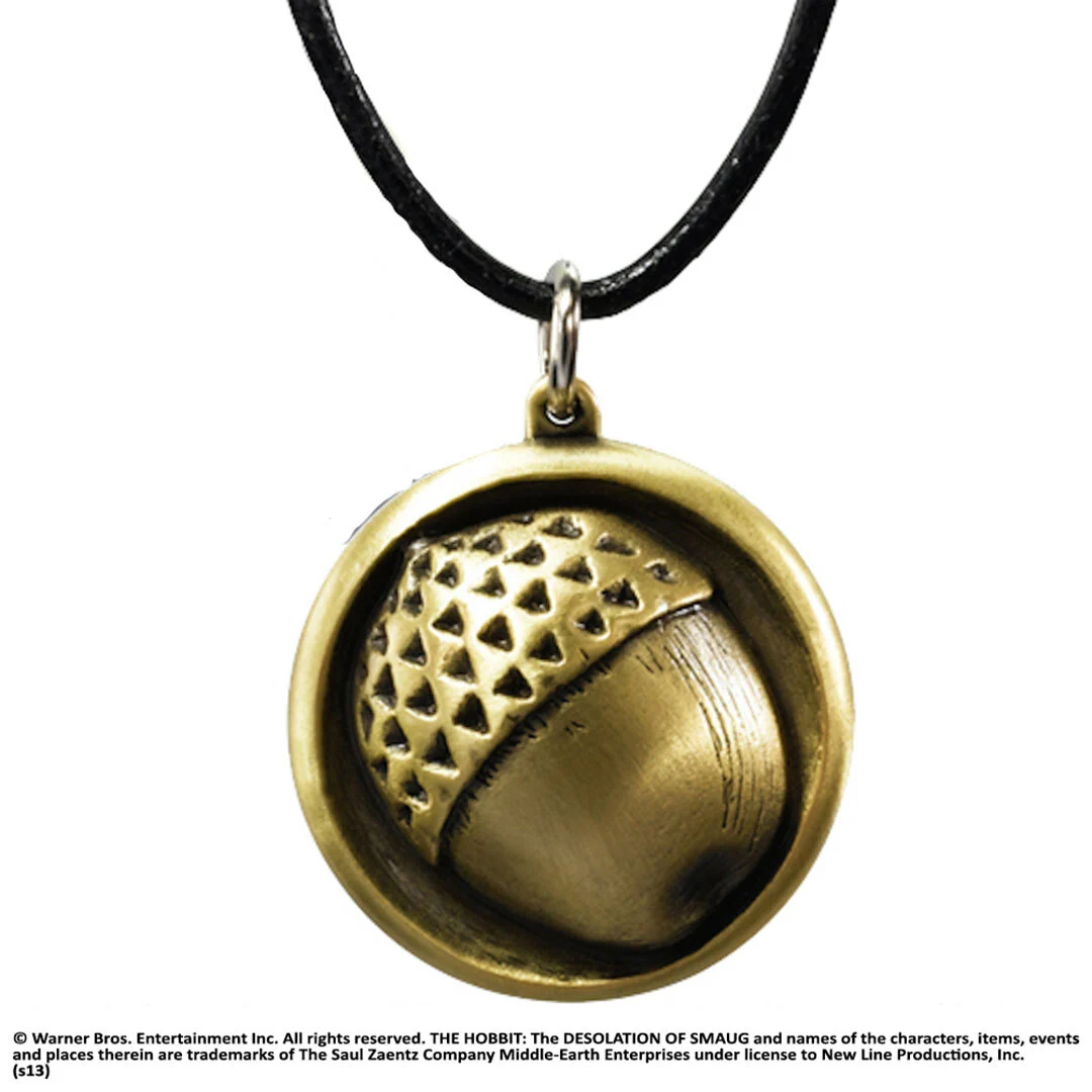 Noble Collection – The Hobbit – Leather Chain Bilbo Button Pendant v:1764473