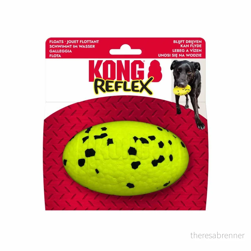 KONG - Reflex Football - M/L - 9x14x9cm v:7976876
