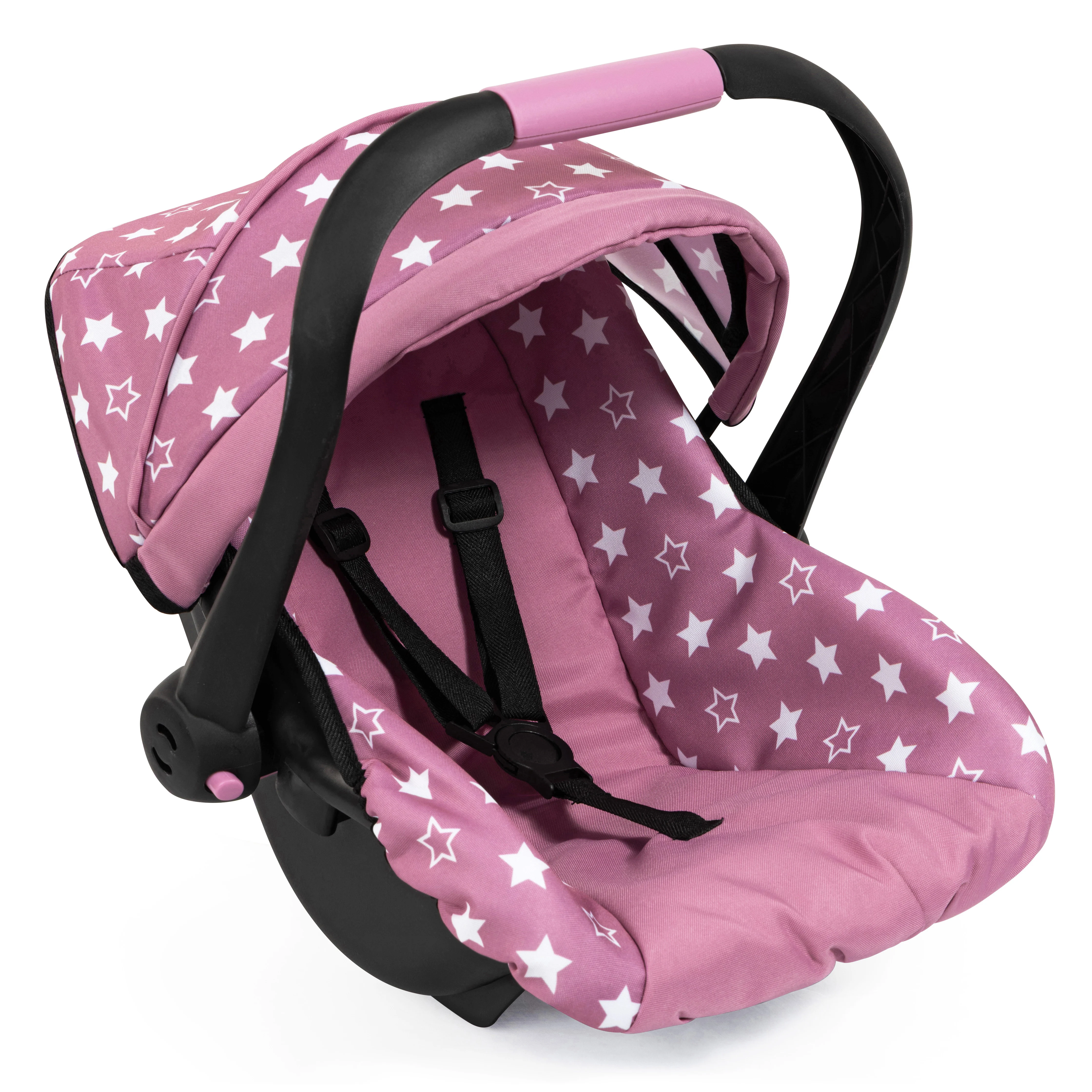 Bayer - Deluxe Car Seat with Cannopy - Pink/Dotted (67976AB) v:6042976