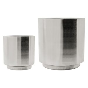House Doctor – Plant Pot HDBailey – Silver Finish – Two Sizes – Gratis frakt v:9145942 House Doctor – Plant Pot HDBailey – Silver Finish – Two Sizes – Gratis frakt v:9145942