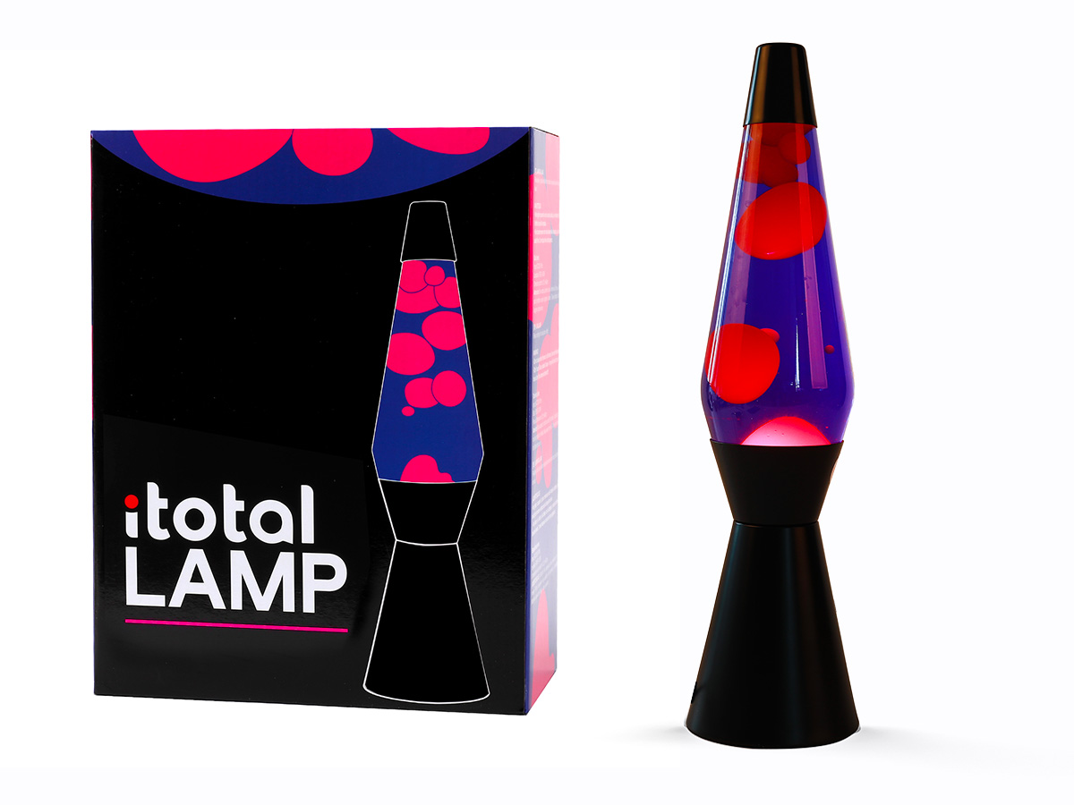 iTotal - Lava Lamp - Black, Purple, Pink - 36 cm (XL2342) v:1603596