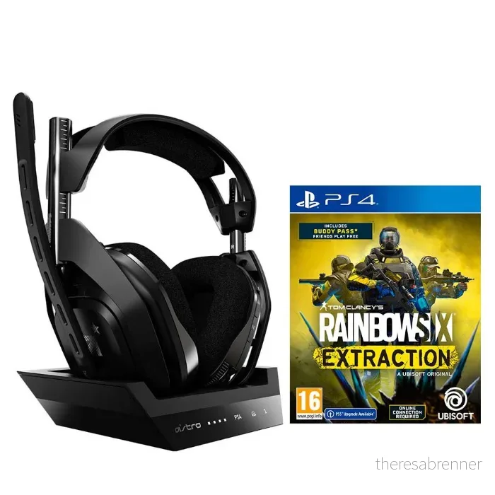 Astro – A50 Wireless + Base Station & Tom Clancy's Rainbow six: Extraction (PS4) – Bundle – Gratis frakt v:7353691 Astro – A50 Wireless + Base Station & Tom Clancy's Rainbow six: Extraction (PS4) – Bundle – Gratis frakt v:7353691