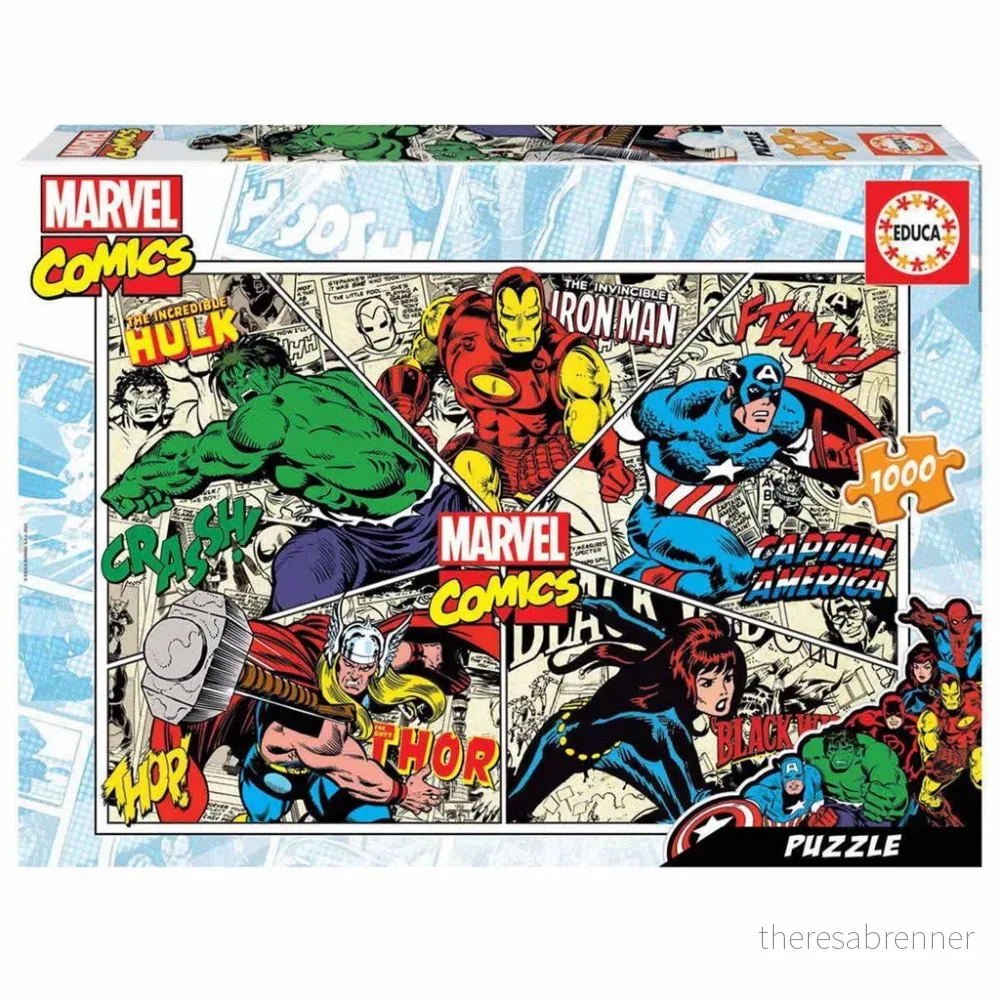 Educa – 1000 pcs, Marvel Comics (80-18498) v:8382302 Educa – 1000 pcs, Marvel Comics (80-18498) v:8382302
