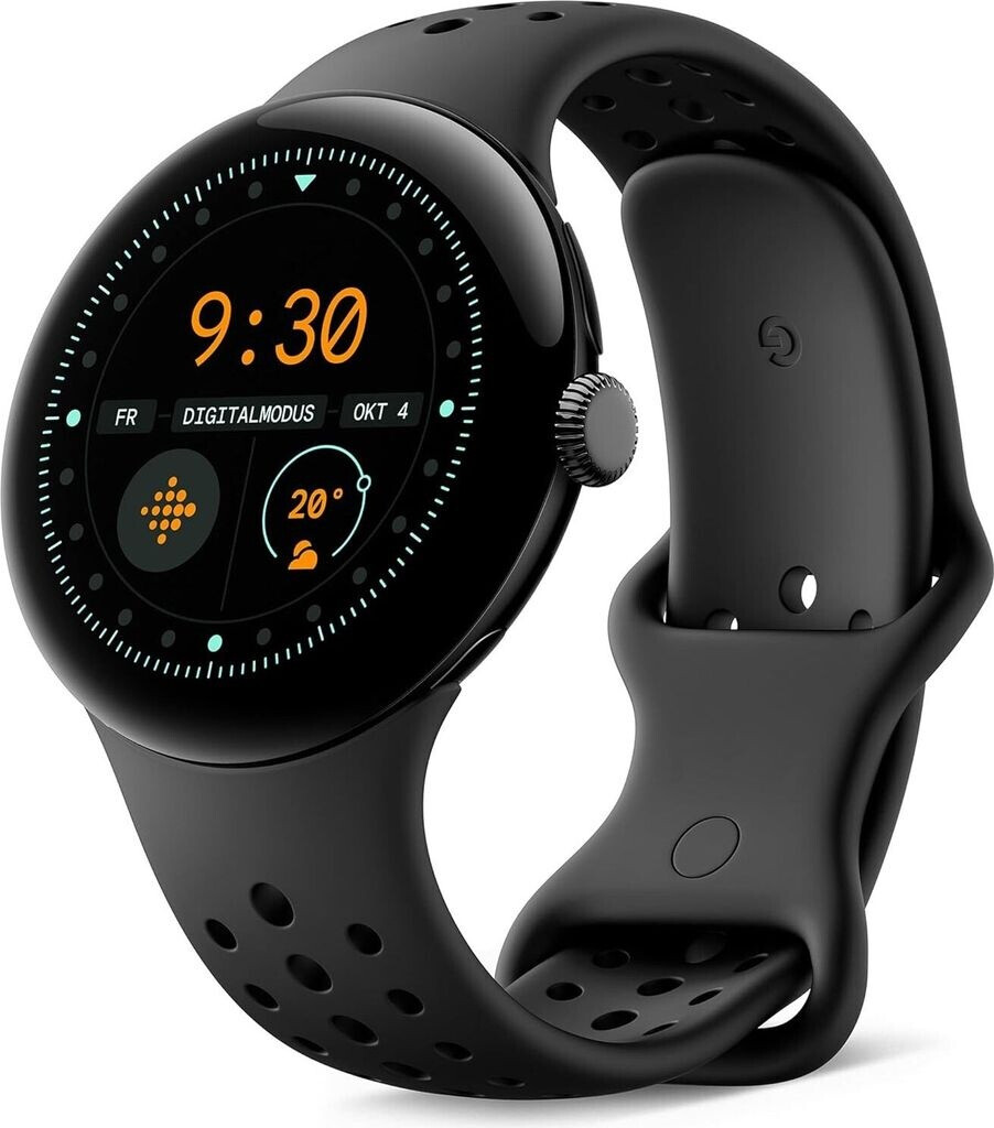 Google - Pixel Watch 3 41mm 4G Matte Black - Black 41mm 4G - Gratis frakt v:8519330