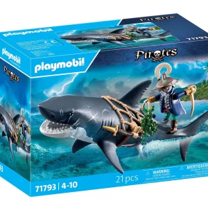 PLAYMOBIL – Giant Shark with Pirate (71793) v:9110465 PLAYMOBIL – Giant Shark with Pirate (71793) v:9110465