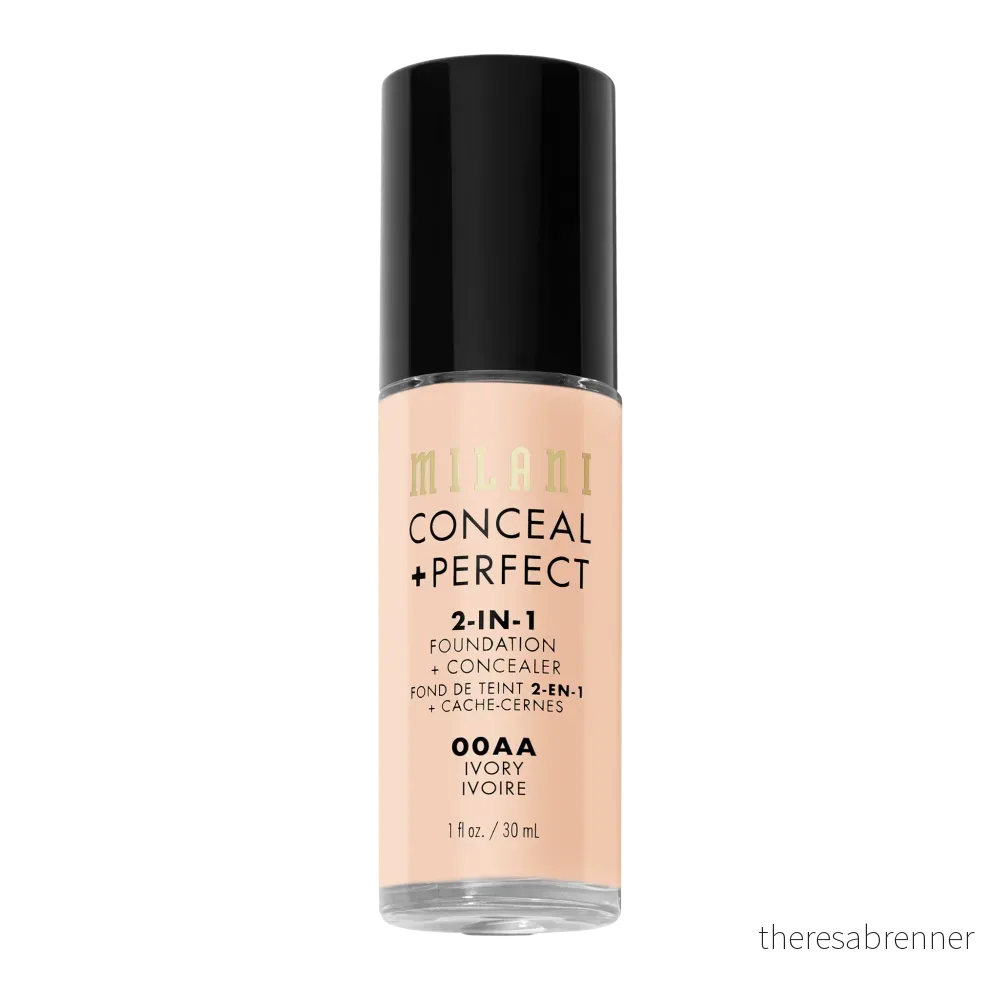 Milani Cosmetics - Conceal + Perfect 2-In-1 Foundation - Ivory - 30ml - Ivory v:1369978