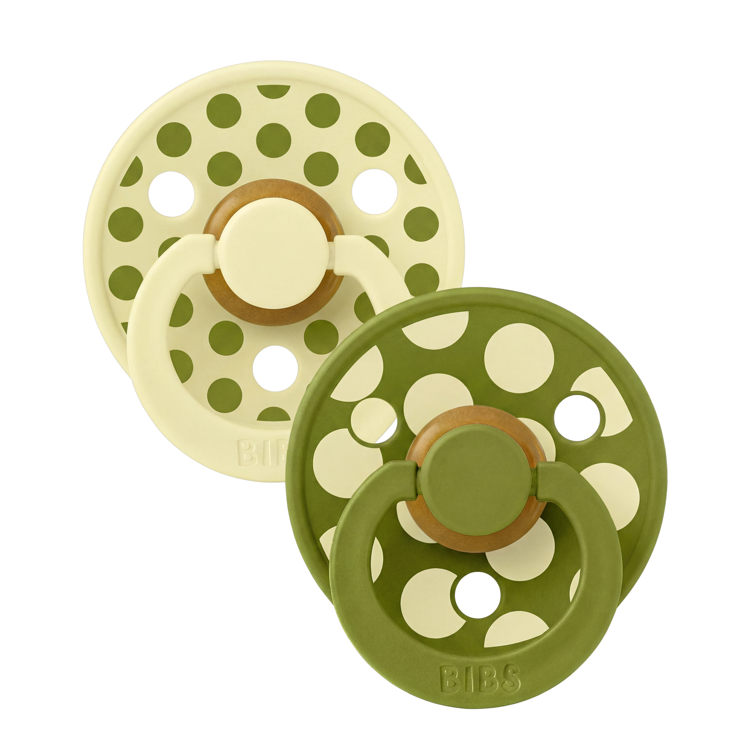 BIBS – Pacifier Studio Colour 2 Pack Polka Mix Latex – Luna/Wasabi – Size 1 v:4362081 BIBS – Pacifier Studio Colour 2 Pack Polka Mix Latex – Luna/Wasabi – Size 1 v:4362081