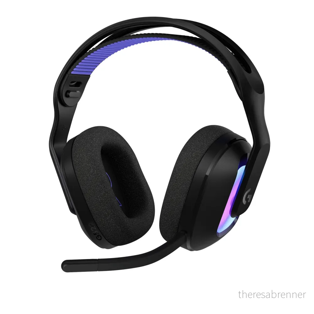 Logitech - G522 Lightspeed Trådløst Gaming-Headset - Black - Gratis frakt v:9903565