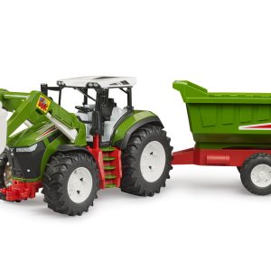 Bruder – Roadmax tractor with frontloader and rear tipper (03452) – Gratis frakt v:3971897