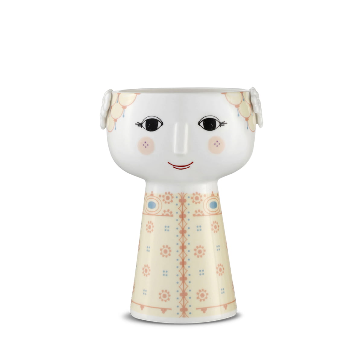 Bjørn Wiinblad – Eva Vase – H15 Cm – Lysegul v:4650967 Bjørn Wiinblad – Eva Vase – H15 Cm – Lysegul v:4650967