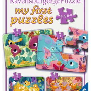 Ravensburger – Søte dinosaurer 2/4/6/8p v:1478602