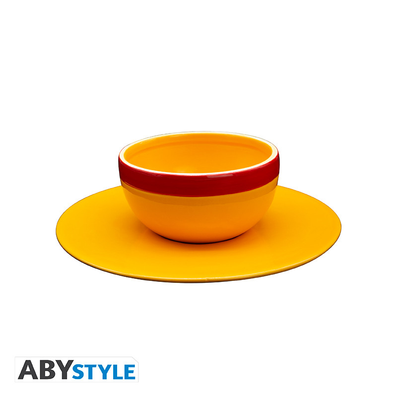 ONE PIECE - Bowl and Saucer - Straw Hat v:5716294