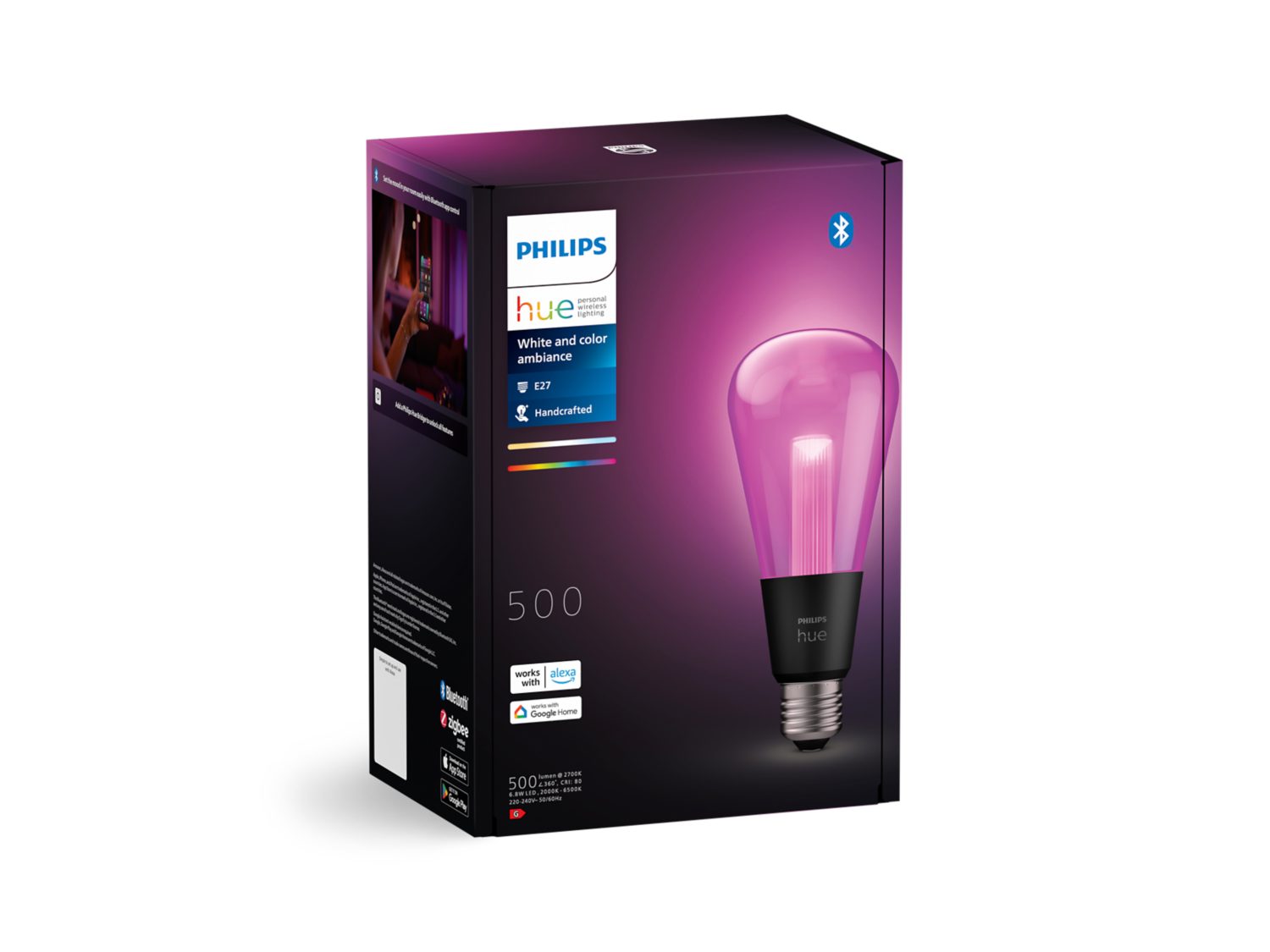 Philips Hue - LG ST72 Edison E27 Lyspære EU - Gratis frakt v:3666275