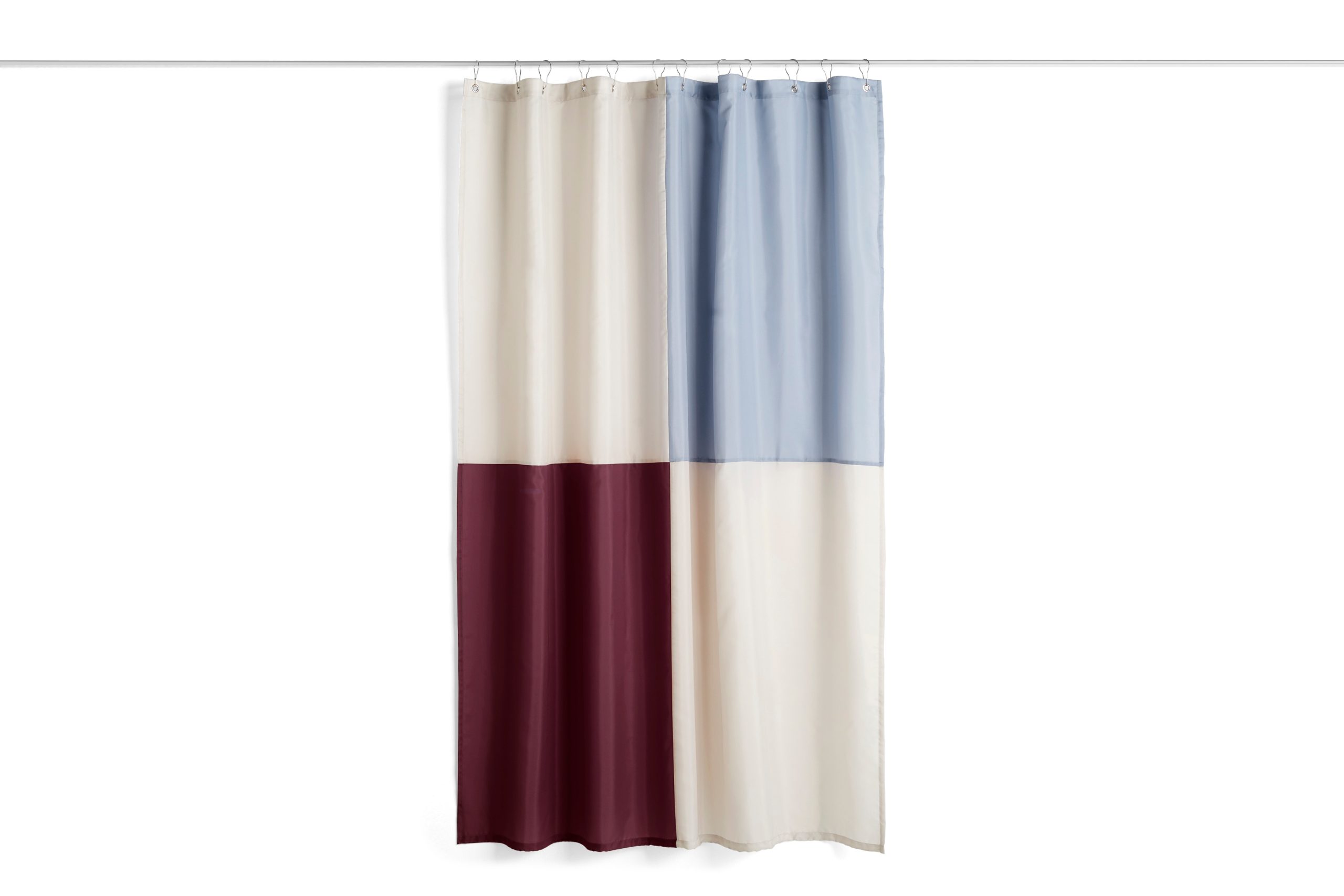 HAY - Check Dusjforheng - B180 x L200 cm - Burgunder - Burgundy - Gratis frakt v:4647910