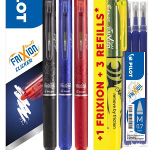 Pilot – FriXion Clicker Pens m/click 0,7 Bonuspack 3+Light+Refillset v:7535648 Pilot – FriXion Clicker Pens m/click 0,7 Bonuspack 3+Light+Refillset v:7535648