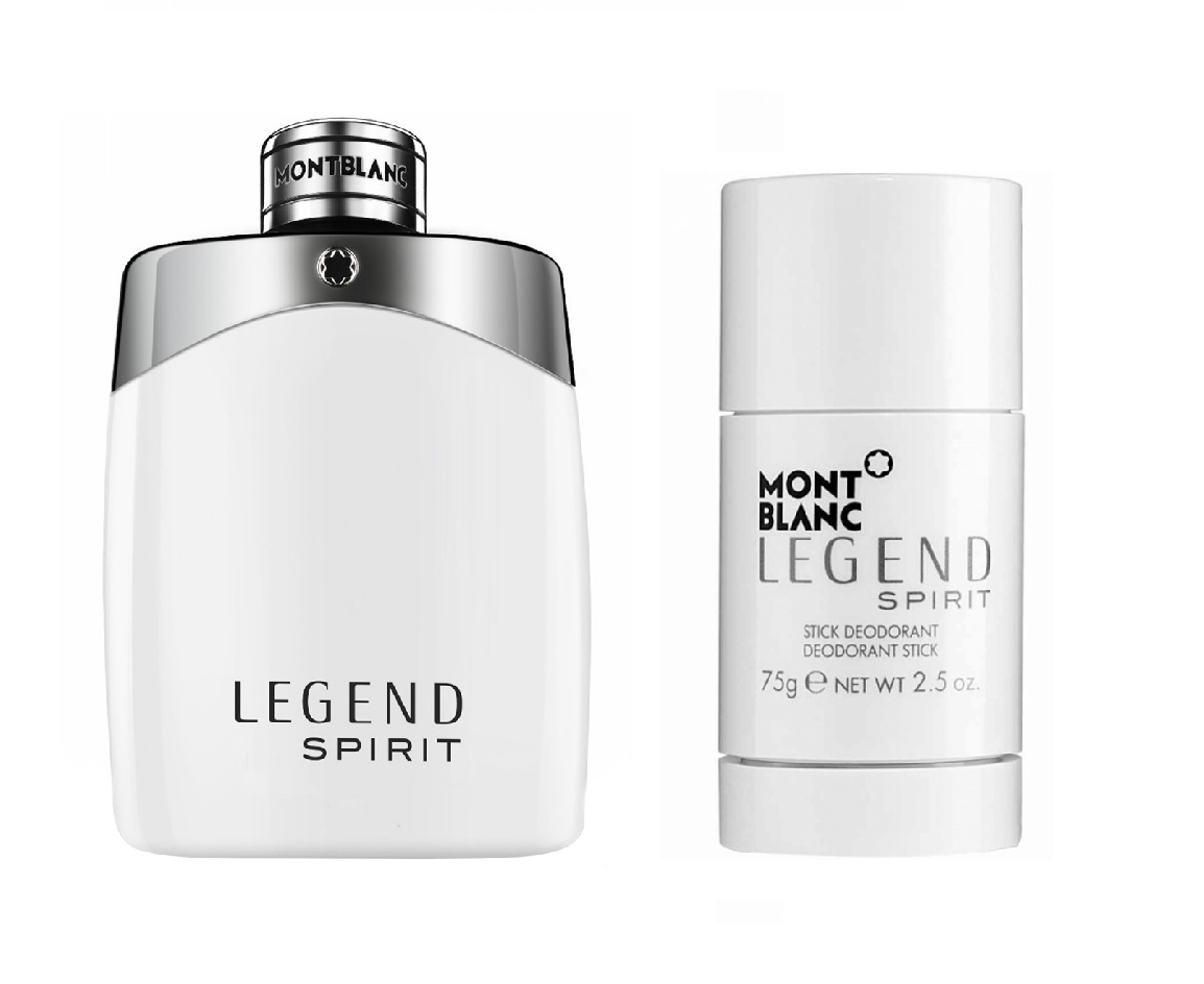 Montblanc - Legend Spirit EDT 100 ml + Montblanc - Legend Spirit Deo Stick 75 g - Gratis frakt v:3022498