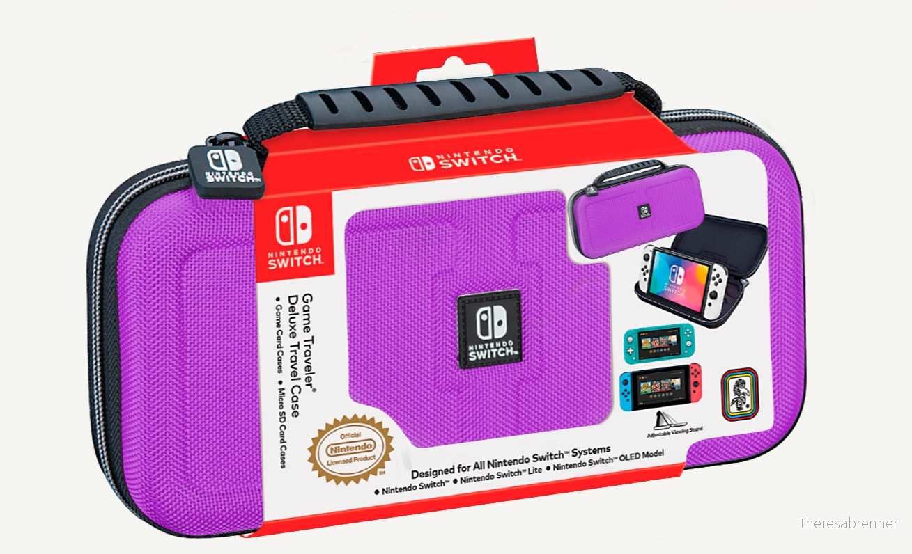 Nacon Switch Travel Case Purple Switch Lite/Switch OLED v:7596815