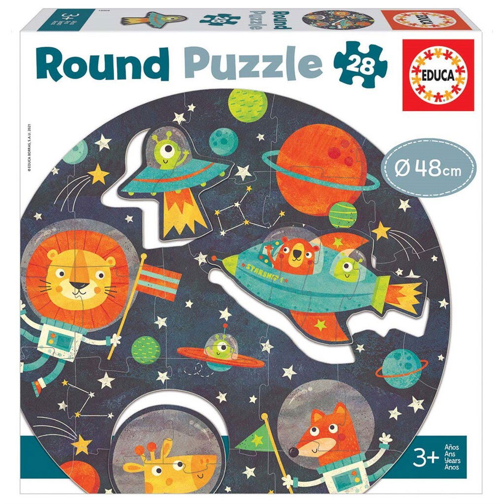 Educa Round Puzzle, The Space (80-18908) v:1621153 Educa Round Puzzle, The Space (80-18908) v:1621153