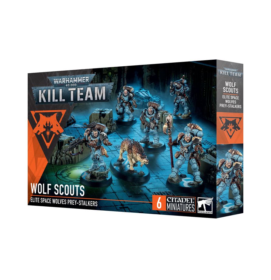 Warhammer 40.000 - Space Wolves - Kill Team: Wolf Scouts - Wolf Scouts - Gratis frakt v:3305379