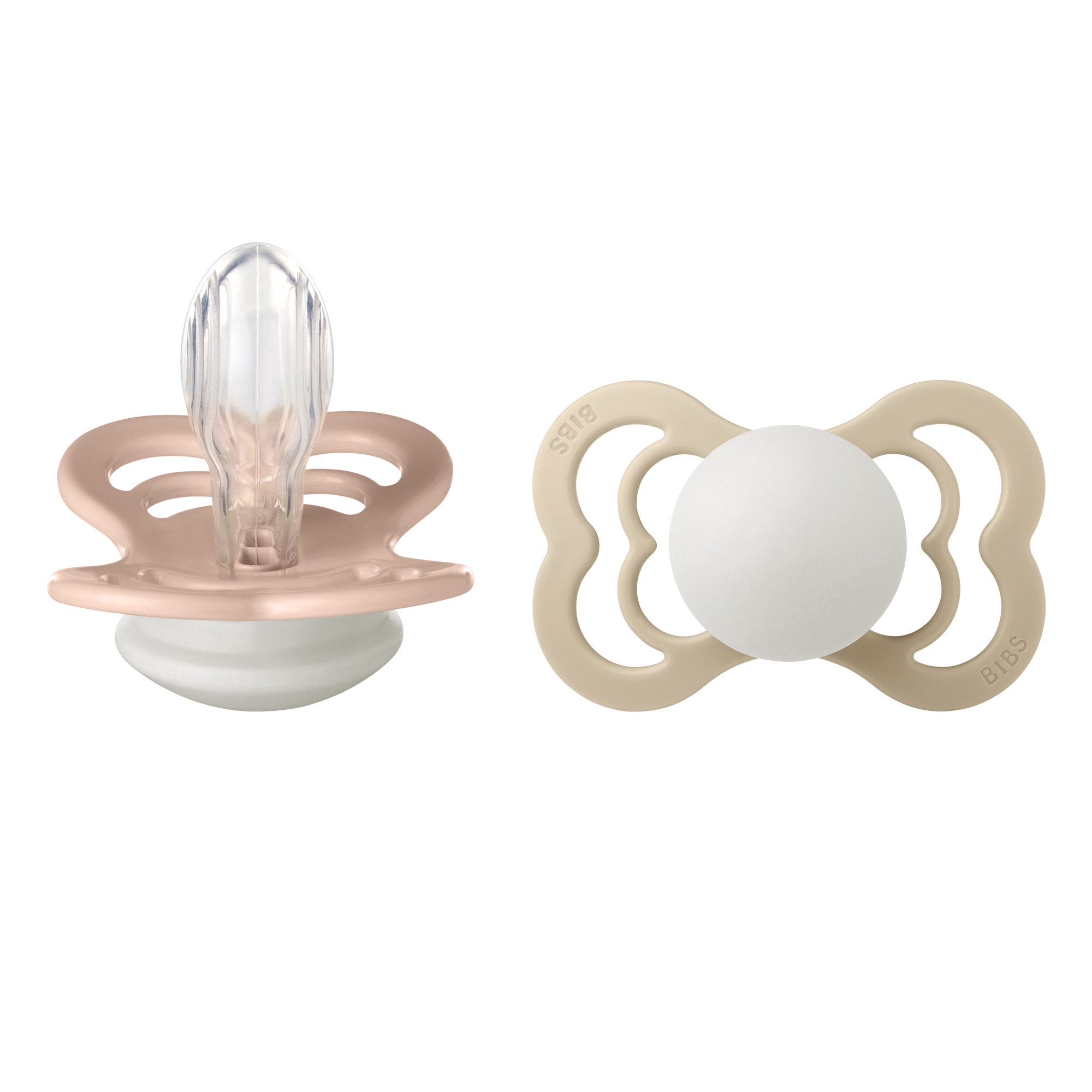 BIBS – Pacifier Supreme 2 PACK – Blush GLOW/Vanilla GLOW – Size 2 v:1144957 BIBS – Pacifier Supreme 2 PACK – Blush GLOW/Vanilla GLOW – Size 2 v:1144957