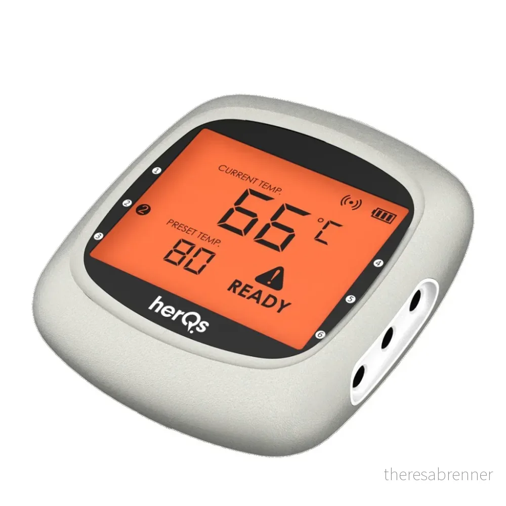 HerQs - EasyBBQ - Wireless Grill Thermometer - Gratis frakt v:1058960