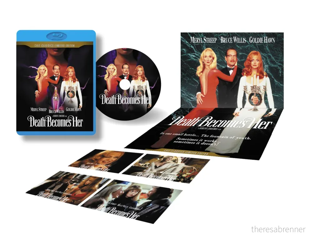 Death Becomes Her (Meryl Streep, Goldie Hawn and Bruce Willis) - Blu-Ray - Limited Edition v:6821513