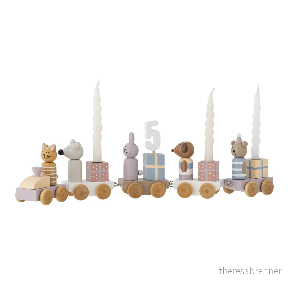Bloomingville MINI - Junaid Birthday Decoration - Rose, MDF v:4005030
